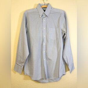 G.H. Bass Men’s Plaid Button Down Long Sleeve Dress Shirt Size M